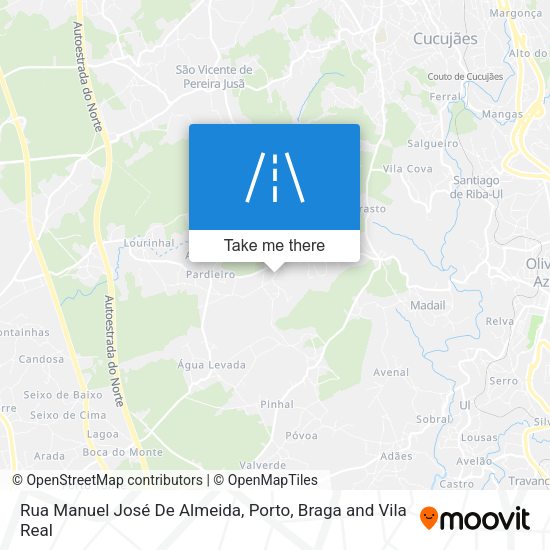 Rua Manuel José De Almeida mapa