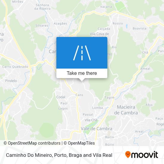 Caminho Do Mineiro mapa