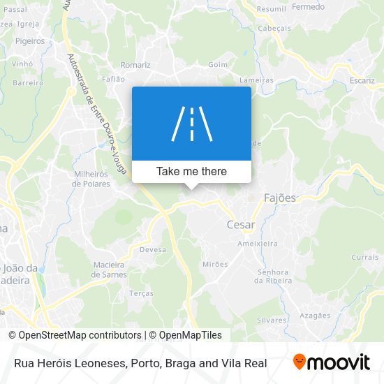 Rua Heróis Leoneses map