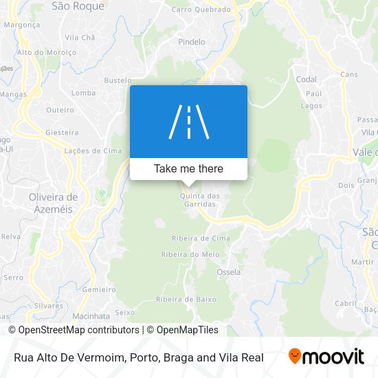 Rua Alto De Vermoim mapa