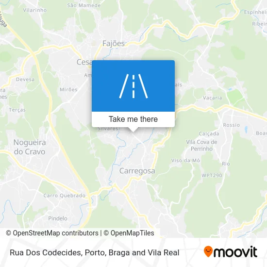 Rua Dos Codecides map