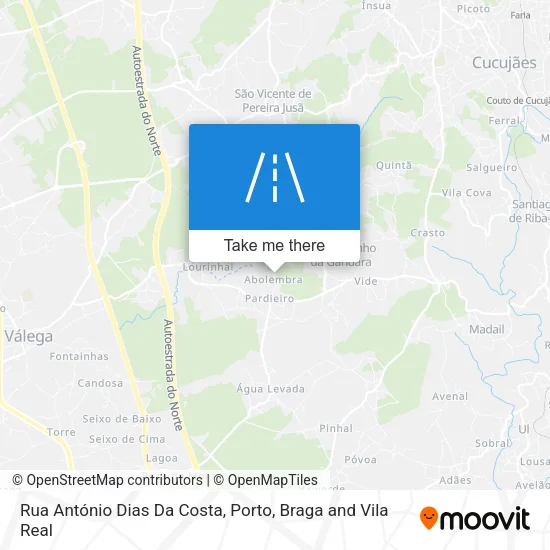 Rua António Dias Da Costa map