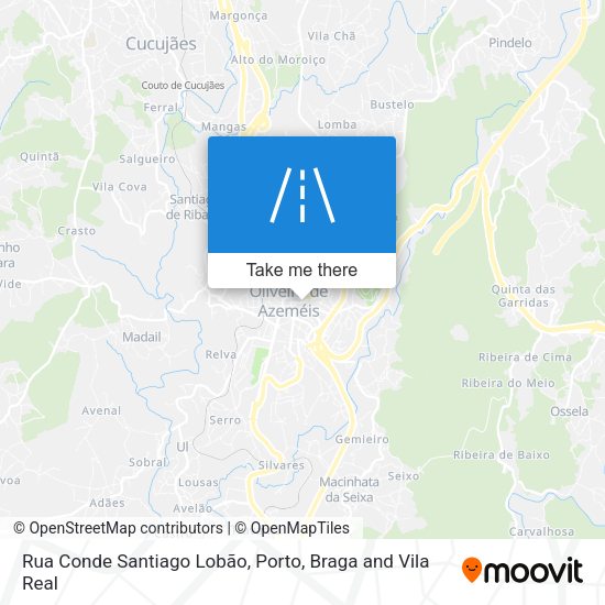 Rua Conde Santiago Lobão map