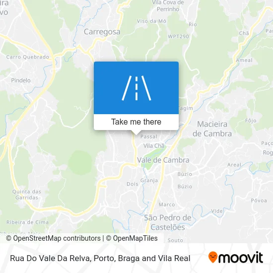 Rua Do Vale Da Relva map