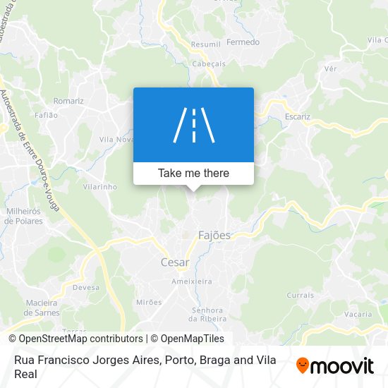 Rua Francisco Jorges Aires mapa