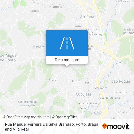 Rua Manuel Ferreira Da Silva Brandão map