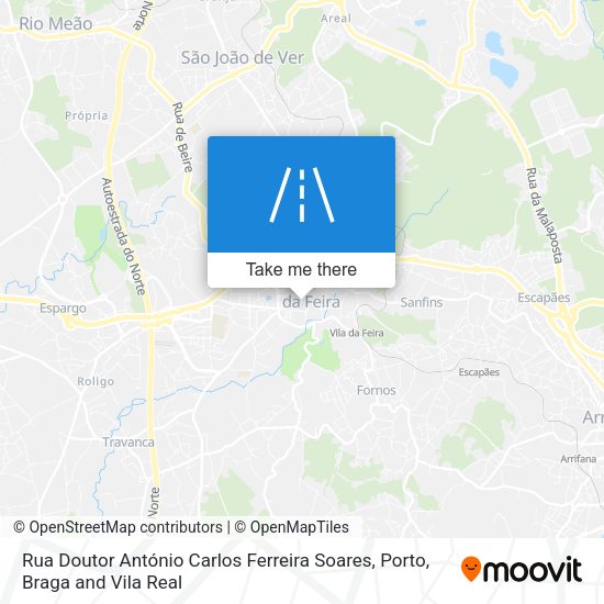 Rua Doutor António Carlos Ferreira Soares map