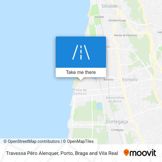 Travessa Pêro Alenquer mapa