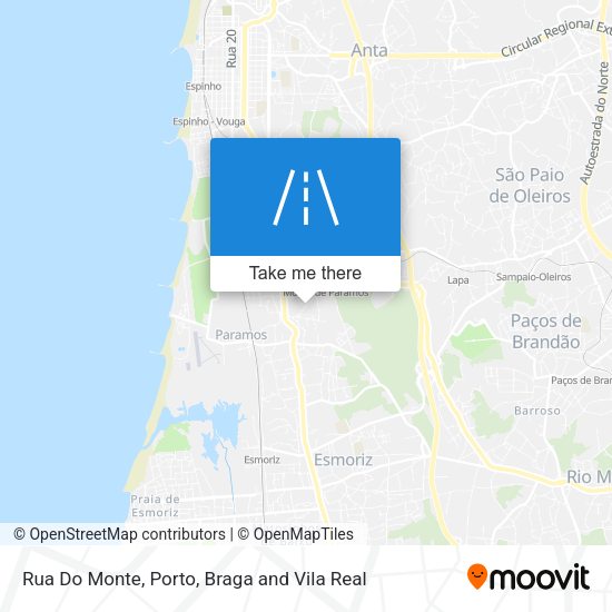 Rua Do Monte mapa