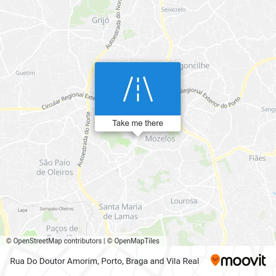 Rua Do Doutor Amorim map
