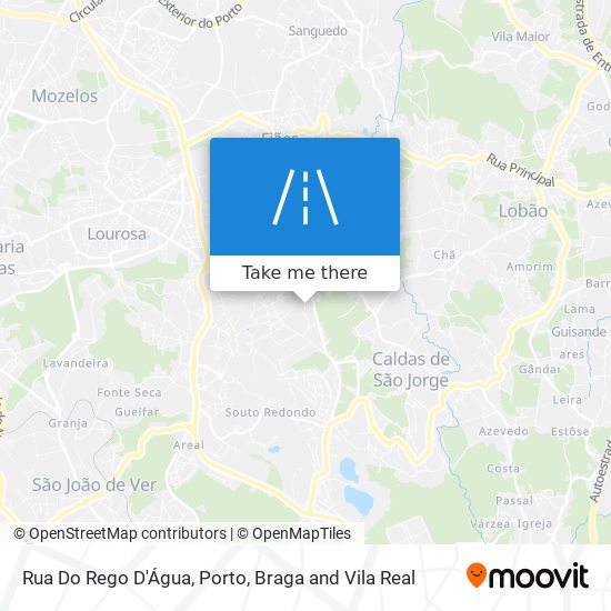 Rua Do Rego D'Água map