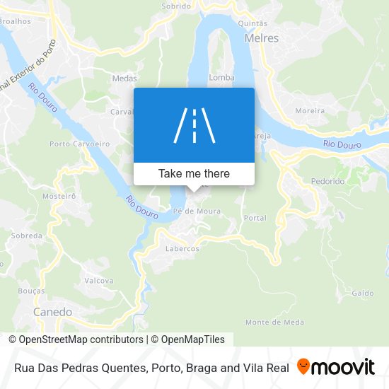 Rua Das Pedras Quentes mapa