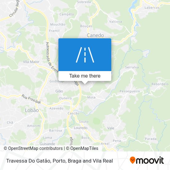Travessa Do Gatão mapa