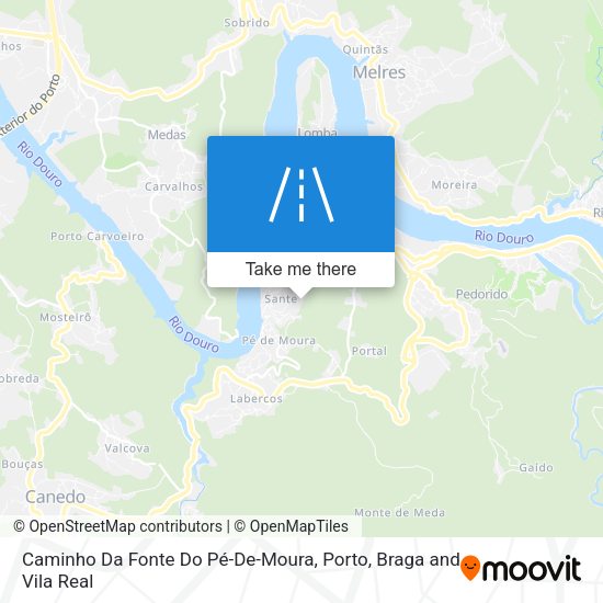 Caminho Da Fonte Do Pé-De-Moura map