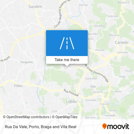 Rua Da Vale map