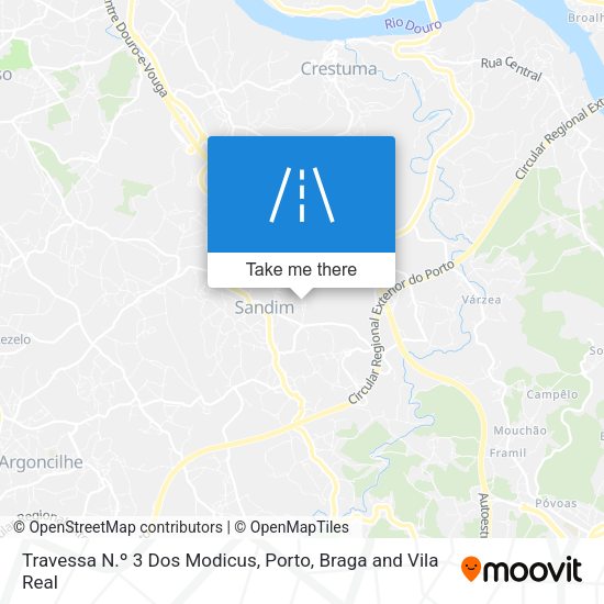 Travessa N.º 3 Dos Modicus map