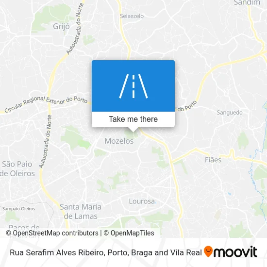Rua Serafim Alves Ribeiro map