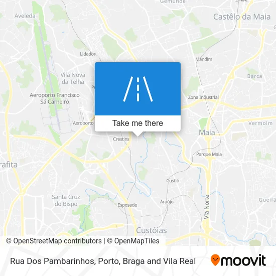 Rua Dos Pambarinhos map