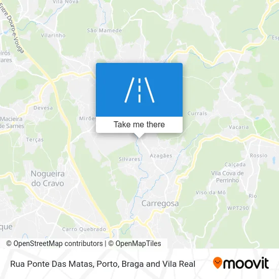 Rua Ponte Das Matas map