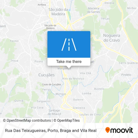 Rua Das Teixugueiras map