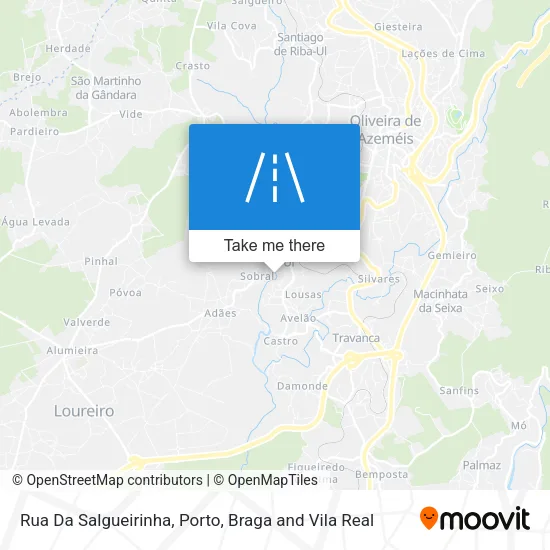 Rua Da Salgueirinha map