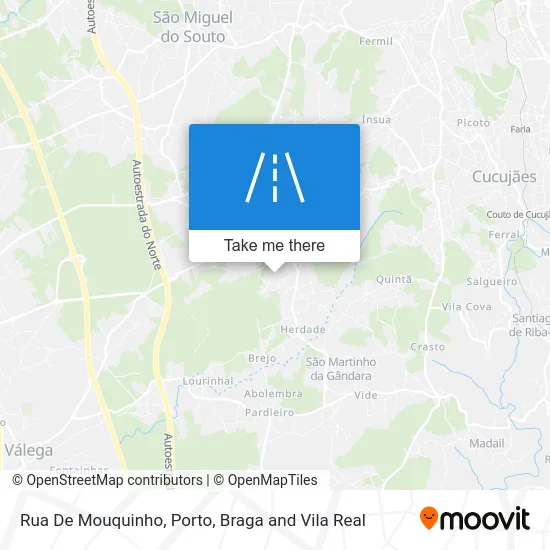 Rua De Mouquinho map