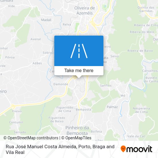 Rua José Manuel Costa Almeida map