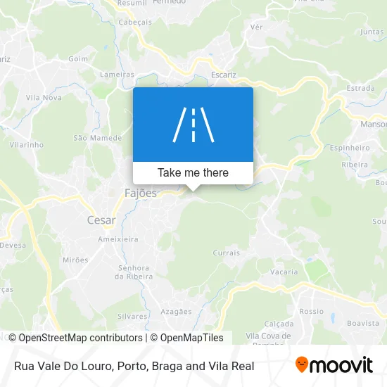 Rua Vale Do Louro map