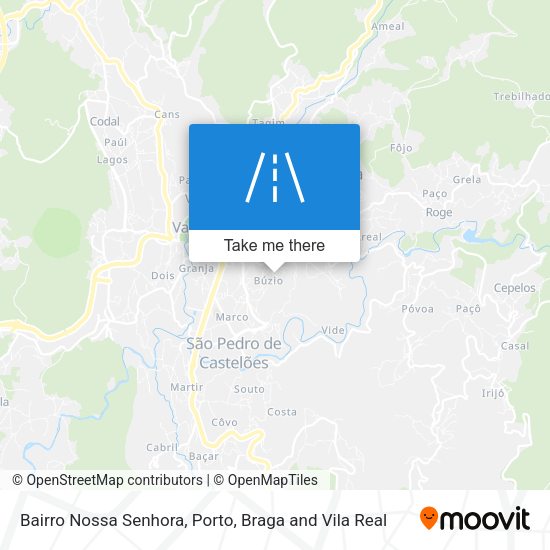 Bairro Nossa Senhora map