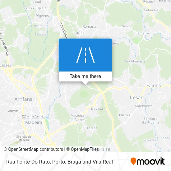 Rua Fonte Do Rato map