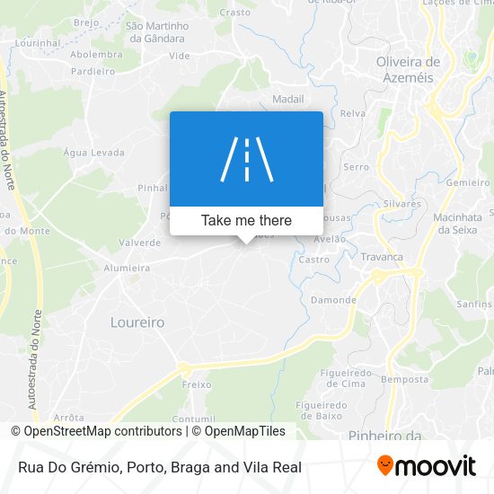 Rua Do Grémio mapa