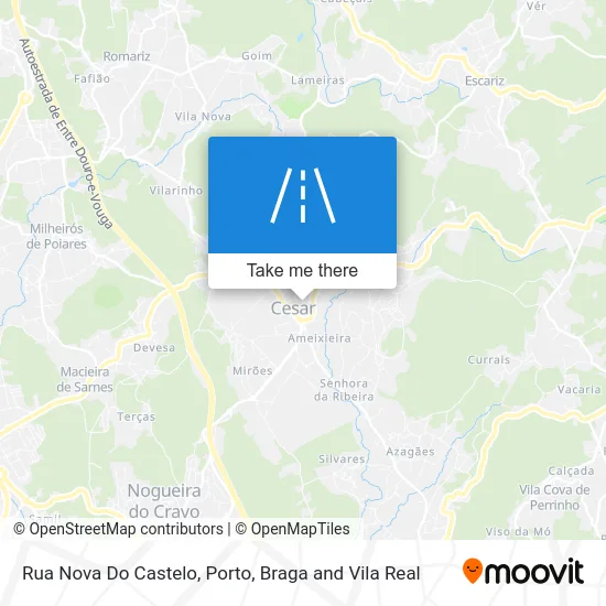 Rua Nova Do Castelo map