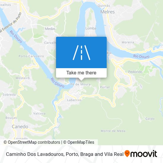 Caminho Dos Lavadouros map