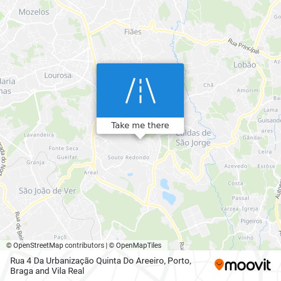 Rua 4 Da Urbanização Quinta Do Areeiro map