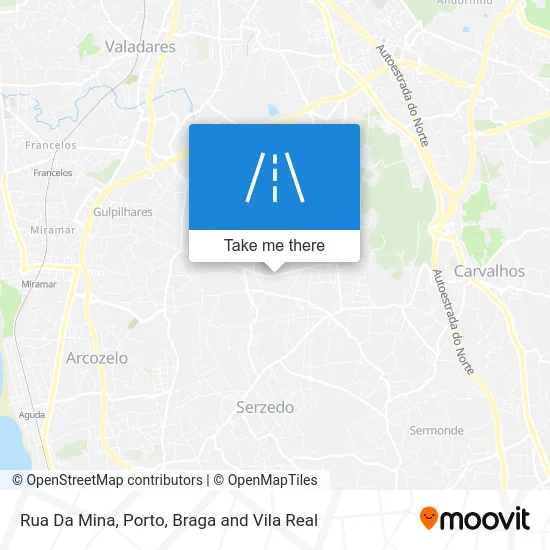 Rua Da Mina map