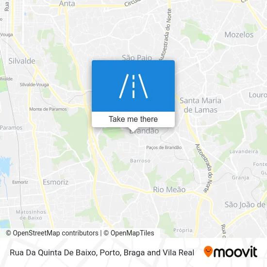 Rua Da Quinta De Baixo map
