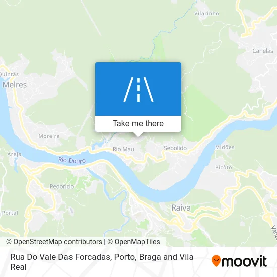 Rua Do Vale Das Forcadas map