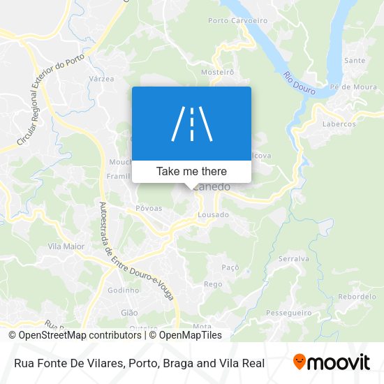 Rua Fonte De Vilares map