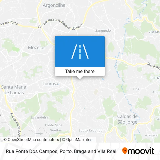 Rua Fonte Dos Campos map