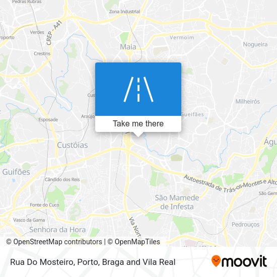 Rua Do Mosteiro mapa
