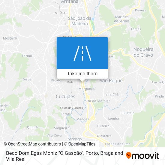 Beco Dom Egas Moniz "O Gascão" map