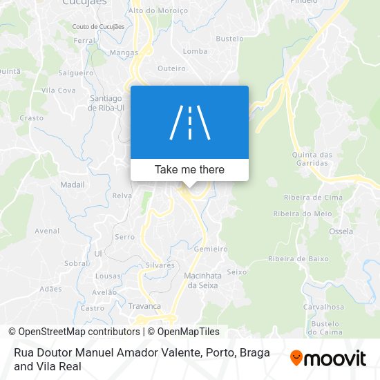 Rua Doutor Manuel Amador Valente map