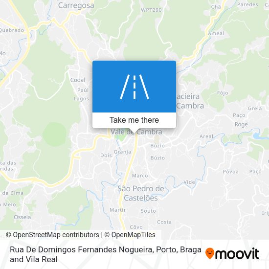 Rua De Domingos Fernandes Nogueira map