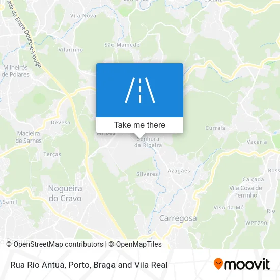 Rua Rio Antuã map