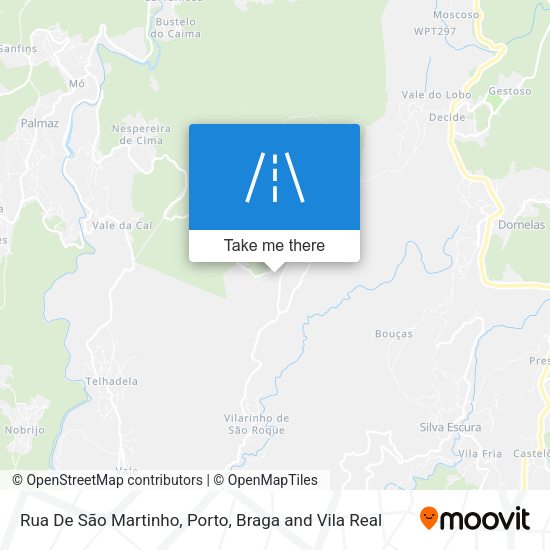 Rua De São Martinho map
