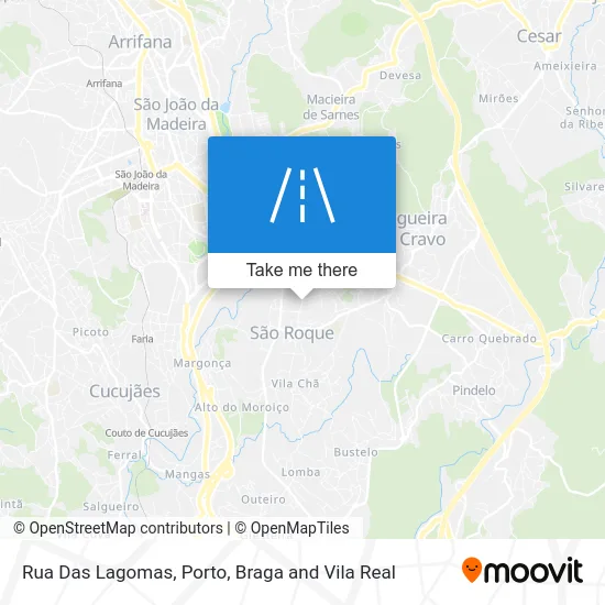 Rua Das Lagomas map
