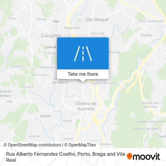 Rua Alberto Fernandes Coelho map