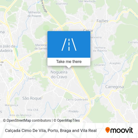 Calçada Cimo De Vila map