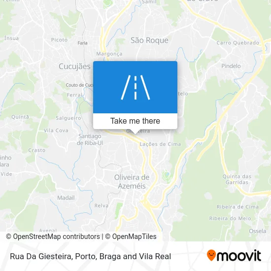 Rua Da Giesteira map