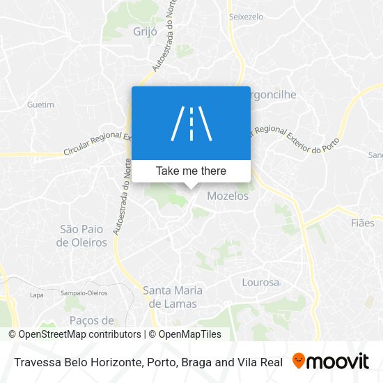 Travessa Belo Horizonte mapa